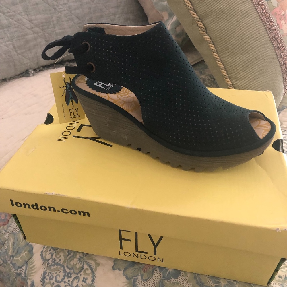 Fly London Navy blue New 36